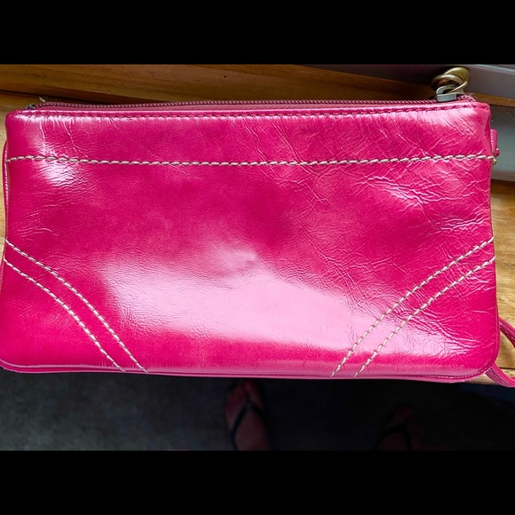 Coach Magenta Patent Leather Wristlet - Picture 4 of 6
